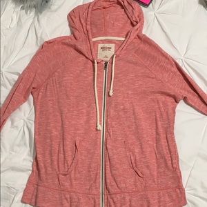 Red/Pink full zip hoodie